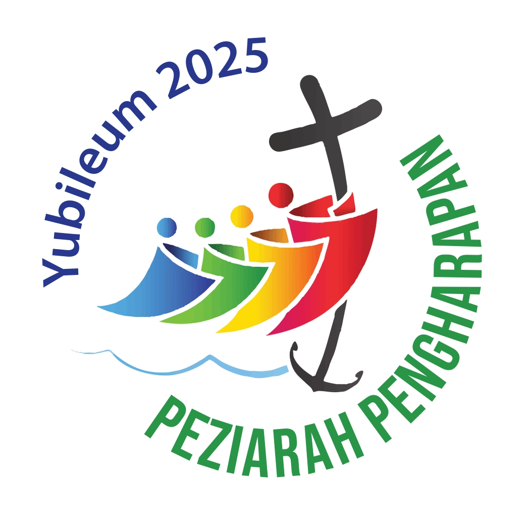 Yubileum 2025 Peziarah Pengarah Logo
